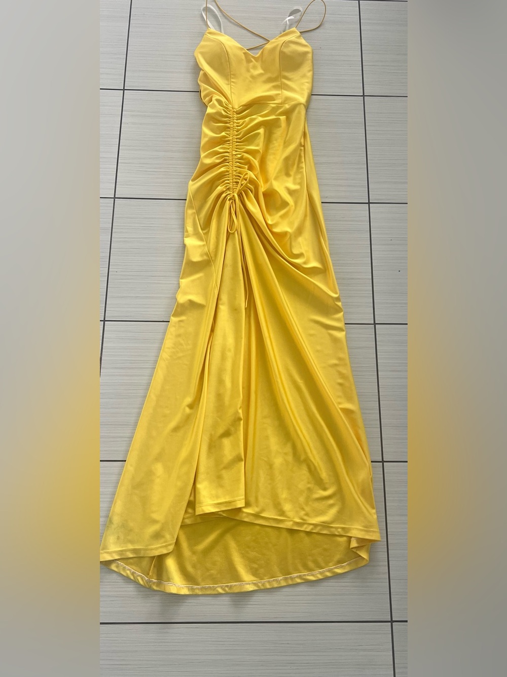 New Yellow Evening Dress